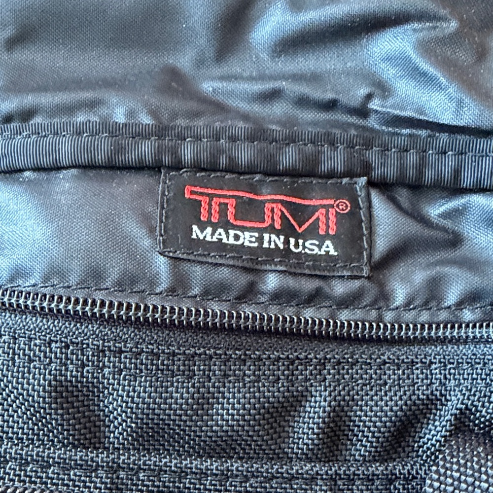 Tumi Black vintage Travel carry on